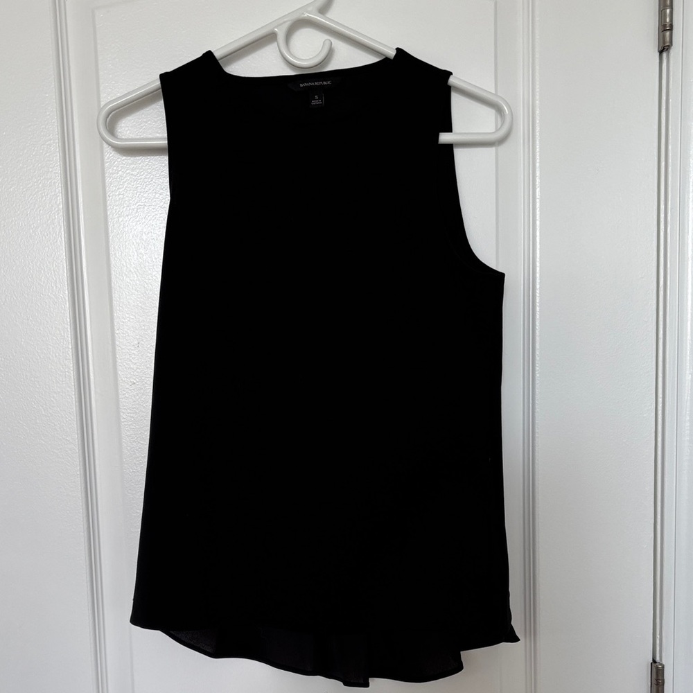Banana Republic Classic Black Tank Top